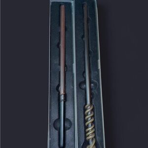 Set of Two Magic Wands in Box, Draco Malfoy & Dean Thomas